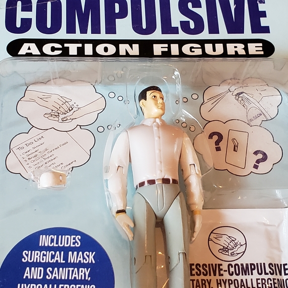 Obsessive Compulsive 5.5" tall action figure - Picture 3 of 4